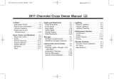 Chevrolet 2011 Cruze Owner's manual