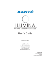 Xanté Ilumina Digital Envelope Press User guide