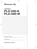 Pioneer PLX-500 User manual