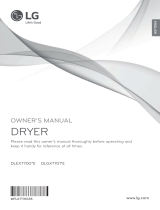 LG DLEX7700WE Owner's manual