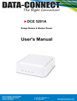 Data Connect 5201A-MR-P Owner's manual