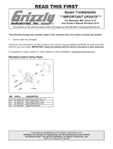 Grizzly T10464 Owner's manual