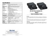 MuxLab6G-SDI Fiber Extender Kit