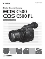 Canon EOS C500 User manual