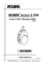 Robe Actor 6 User manual