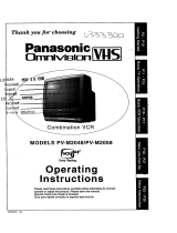 Panasonic PV-M2058 Owner's manual