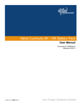 Alpha Alpha Continuity 6K User manual