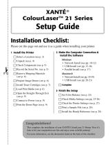 Xanté ColourLaser 21 Installation guide