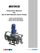 Binks BINKS - Smart Pump E2-15 AFP User manual