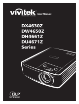 Vivitek DU4671Z-WH User manual