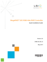 LSI MegaRAID SAS 9380-4i4e RAID Controller User guide
