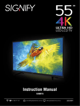 Signify 55’’ 4K Ultra HD LED LCD Television Owner's manual