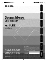 Toshiba 14AF46C Owner's manual