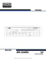 DAP Audio D6180 User manual