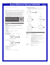 Casio 5459 User manual