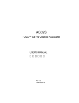 Gigabyte GV-AG32S User manual