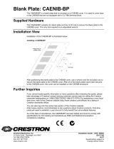 Crestron CAENIB-BP User manual