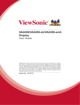 ViewSonic VA2459/VA2459-sh/VA2459-smh Display User manual