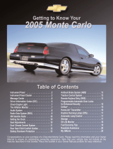 Chevrolet 2005 Monte Carlo User guide