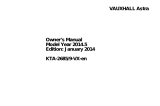 Vauxhall Mokka X Owner's manual