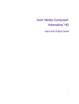 Avid Media Composer Adrenaline HD 1.0 User guide