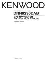 Kenwood DNN 9230 DAB GPS Navigation System User manual