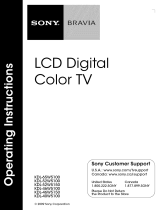 Sony KDL-40W5100 Owner's manual