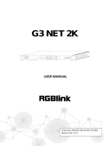 RGBlink G3 NET 2K User manual
