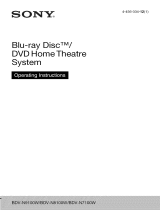 Sony BDV-N7100W Owner's manual