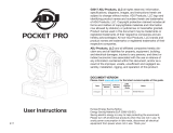 ADJ Pocket Pro User manual