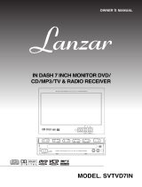 Lanzar SVTVD7IN Owner's manual