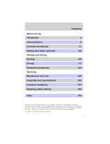 Ford Mountaineer Owner's manual