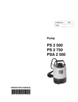 Wacker Neuson PS2750 User manual