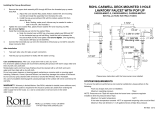 Rohl CA2202LMAPC-2 Installation guide