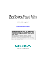 Moxa EDS-528E Series User manual