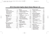 Chevrolet Captiva 2014 Owner's manual