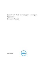 Dell XC630 Hyper-converged Appliance Owner's manual