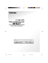 Toshiba W627 User manual