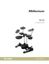 Millenium HD-50 E-Drum Set User manual