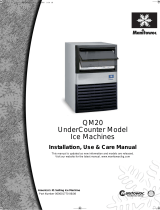 Manitowoc QM20 Undercounter Installation guide