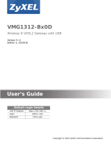 ZyXEL VMG1312-B10D User manual