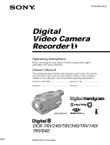 Sony DCR-TRV240 Owner's manual
