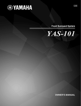 Yamaha YAS-101 User manual