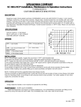 Speakman SC-5811-RCP User manual