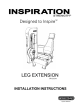 Star Trac INSPIRATION STRENGTH LEG CURL IP-S1315 Installation guide
