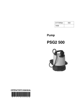 Wacker Neuson PSG2 500 User manual