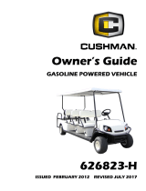 Cushman Shuttle 8 Gas User manual