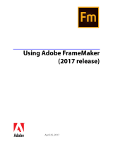 Adobe Framemaker 2017 User manual