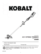 Kobalt KST 130X Operating instructions