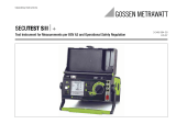 Gossen MetraWatt SECUTEST SII+ Operating instructions